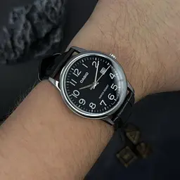 Чоловічий годинник Casio MTP-V005L-1B Сріблястий ( AT1141-0273 ) - мініатюра 2