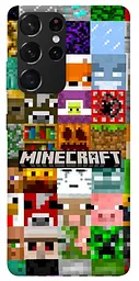 Чохол Demsky Minecraft collage для Samsung Galaxy S21 Ultra