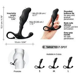 Ручний ергономічний масажер простати Dorcel Expert P Size L - мініатюра 3