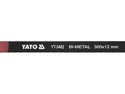 Полотно по металу Yato Bimetal-Cobalt 300 x 12 x 0.6 мм 2 шт. (YT-3462) - мініатюра 3