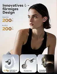 Бездротові open-ear навушники JOYROOM OE3 ClipBuds Bluetooth 5.4 - мініатюра 6