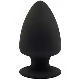 Анальна пробка SilexD Model 1 Size S 9 см (чорний) - мініатюра 2