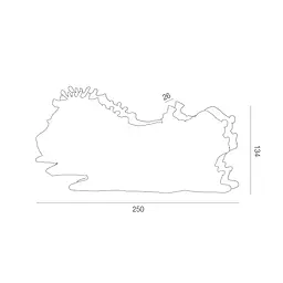 Іграшка світлодіодна MBM My Home Санта з оленями 250х134х26 см (DH-NY-83 COLOR) - мініатюра 5
