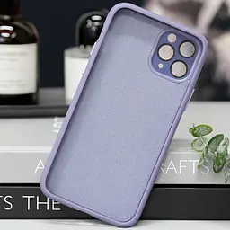 Чохол TPU+Glass Sapphire Midnight with MagSafe для Apple iPhone 15 Pro (6.1) Бузковий / Dasheen - мініатюра 3