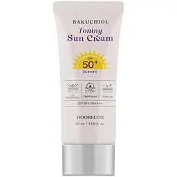 Крем тонуючий сонцезахисний Doori Cos Bakuchiol Toning Sun Cream SPF 50+ PA+ 50 мл
