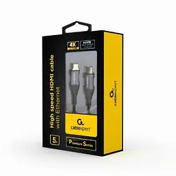 Кабель HDMI (M) - HDMI (M), 5 м, Black Cablexpert teh0020765 - мініатюра 3