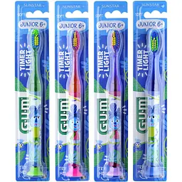 Зубна щітка GUM Junior Monster Light-Up м'яка - мініатюра 7