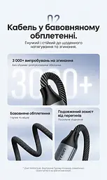 Аудіокабель-перехідник із ЦАП Vention 1 м DAC від штекера USB-C до штекера mini-jack 3,5 мм потрібне джерело USB-C з цифровим аудіо для навушників колонок і підсилювачів гарнітури CTIA/OMTP музика й навігація в авто з AUX IN 3,5 мм аудіо 16 біт / 48 кГц бавовняне обплетення подовжений захист від перегину посилене з’єднання сріблясто-сірі корпуси чорний кабель і чорні акценти на штекерах (BINHF) - мініатюра 5