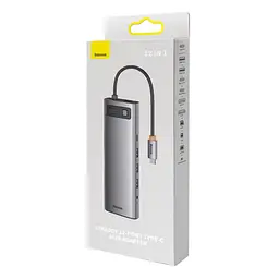 Хаб розгалужувач Baseus Metal Gleam 12-in-1 (WKWG020213) - мініатюра 3