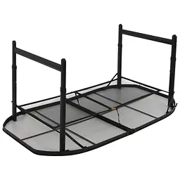 Складний стіл Bo-Camp Northgate Oval 150x80 cm Black/Grey (1404188), Сірий - мініатюра 5