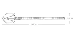 Мультифункціональна лопата Xiaomi NexTool Shovel 14 in 1 (KT5524) [40577] - мініатюра 3