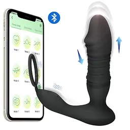 Масажер простати - Erospace Men’s Play Thrusting Prostate Massager APP Controlled B5 - мініатюра 5