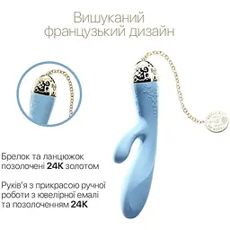 Смарт-вібратор кролик Zalo Rosalie Royal Blue - мініатюра 4