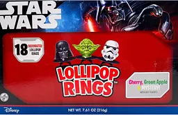 Кільця-льодяники Star Wars Candy Lollipop Rings 18шт, 216г - мініатюра 3
