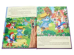 Книга Казки по складах з наліпками, Читанка - мініатюра 2