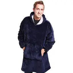 Толстовка-плед з капюшоном Huggle Hoodie двостороння - мініатюра 7