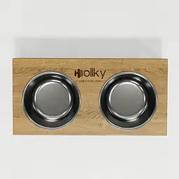 Hollky Base M — миски на підставці для середніх собак та великих котів (2 × 0,95 л) - мініатюра 8