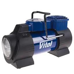 Компресор автомобільний Vitol 150 psi 15 A 40 л (K-60) - мініатюра 2