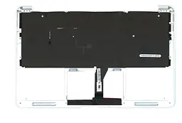 Клавіатура Apple MacBook Air 2012+ (A1465) Black, (Silver TopCase), UA (горизонтальний ентер)