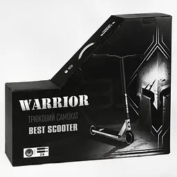 Самокат трюковий Best Scooter 52х12х85 см Чорно-золотий 000231354 - мініатюра 5