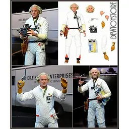 Фігурка Neca Назад у Майбутнє Док Браун Back to the Future Doc Brown 17 см WST BTF DB 19 - мініатюра 10