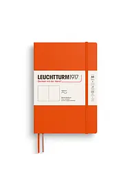Блокнот Leuchtturm1917, Середній, М'яка обкладинка, Pumpkin, Чисті аркуші (373996)