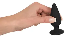 Анальна пробка Orion Black Velvets Heavy Plug Medium 8.9 см (чорний) - мініатюра 8