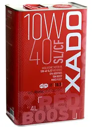 XADO 10W-40 SL/CF RED Boost 4 л (XA 26144) - мініатюра 3