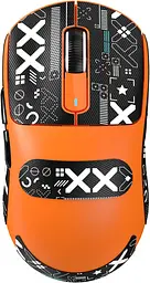 Ігрова мишка ATTACK SHARK X3 / Три режими підключення / Сенсор PAW3395 / 49 г / Orange