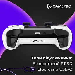 Геймпад GamePro бездротовий білий (GPS13W) - мініатюра 8