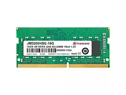 Модуль пам'яті Transcend 16 GB SO-DIMM DDR4 3200 MHz JetRam (JM3200HSE-16G)