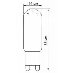 Лампочка Videx G9S 4W G9 4100K (VL-G9S-04224) - мініатюра 3