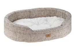 Лежак для собак і котів Ferplast Dandy F 65 зі штучним хутром коричневий 65х46х17 см 82943098
