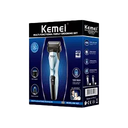 Тример стайлер для стрижки волосся та бороди Kemei KM-1427 професійний акумуляторний бездротовий 3 в 1 водонепроникний - мініатюра 5