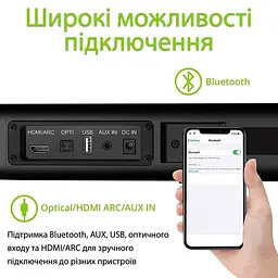 Саундбар Samtronic SM2160 60 Вт Чорний (SM-2160) - мініатюра 5