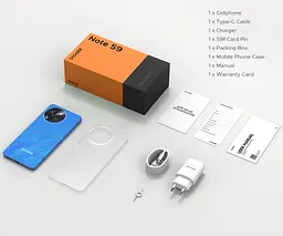 Смартфон Doogee Note 59 6.75" HD+ 120Hz 8/128GB /T8200/ 6250mAh /16+8Мп/ Blue - мініатюра 6
