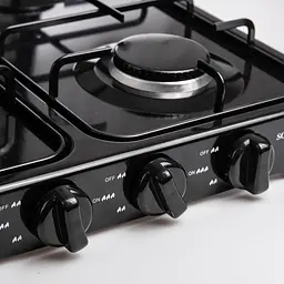 Газова плита настільна SOKANY SK-6004 газова плитка 4 конфорки 48×48×8 см портативна міні плита під балонний газ 8800 Вт Чорний - мініатюра 7