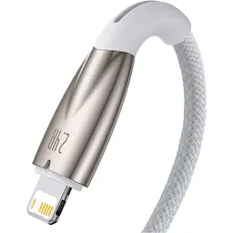 Кабель Baseus Glimmer Seies USB to Lightning 2m White (CADH000302) [92824] - мініатюра 3