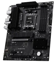 Материнська плата MSI PRO B850-S WIFI6E (PRO B850-S WIFI6E) (Socket AM5, AMD B850, ATX) - мініатюра 2
