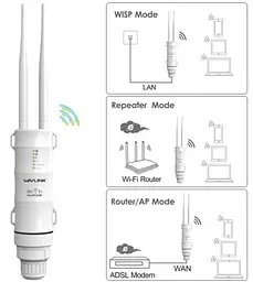 Підсилювач wi-fi Сигнал Wavlink AC600 2.4 G, 5G роутер маршрутизатор Wi-Fi ретранслятор і точка доступу - мініатюра 2