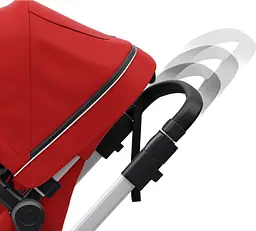 Детская коляска Thule Sleek Aluminum/Energy Red [11000004] [107623] - мініатюра 8