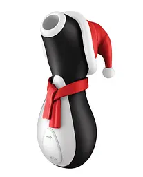 Вакуумний стимулятор клітора Satisfyer Penguin Holiday Edition (чорний)