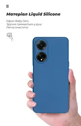 Чехол ArmorStandart ICON для OPPO A98 5G Camera cover Dark Blue (ARM68573) - мініатюра 7