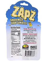 Кислі цукерки Toxic Waste Zapz Shockingly Sour Candies 60г - мініатюра 4