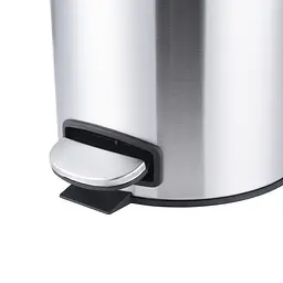 Відро для сміття з плавним закриттям кругле Mixxus Ellipse-TC0205 SS Color 5л нержавіюча сталь MI7076, Нержавіюча сталь - мініатюра 5