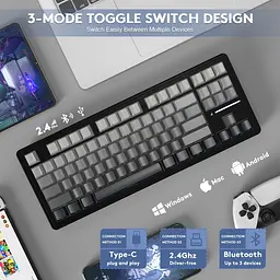 Клавіатура Attack Shark M87 Pro V2 Gradient Black (AS-6972792470467-MN) [166767] - мініатюра 6