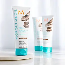 Тонувальна поживна маска Bordeaux Moroccanoil Color Depositing Какао 200 мл - мініатюра 6