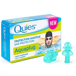 Багаторазові беруші для плавання з м'якого силікону Quies Aquaplug 1 пара (1126-02) - мініатюра 2