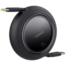 Дата кабель Baseus Free2Pull Mini Retractable Type-C to Type-C 100W (2m) (P10364500113) Cluster Black - мініатюра 2