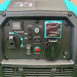 Інверторний бензиновий генератор Bosch BGW40i-SE 4.0/4.5 кВт, 220В, Дисплей +Електростартер - мініатюра 7